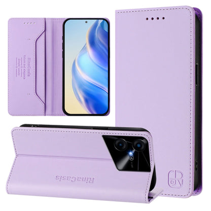 RC01 Dual-Folded Magnetic Suction RFID Leather Phone Case, For Tecno Pova 5 Pro 5G, For Tecno Pova Neo 3, For Tecno Pova 5, For Tecno Camon 20 Premier 5G, For Tecno Camon 20 Pro 5G, For Tecno Camon 20 4G / 20 Pro 4G, For Tecno Pop 7/ 7 Pro / Spark GO 2...
