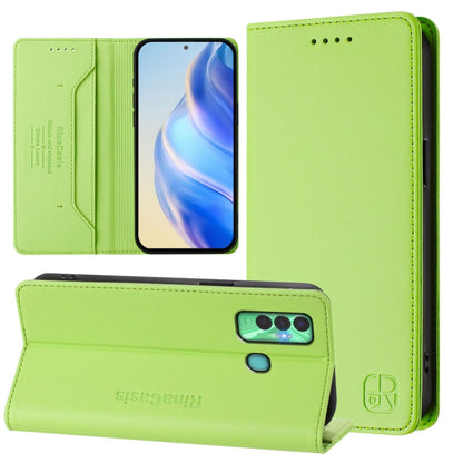 RC01 Dual-Folded Magnetic Suction RFID Leather Phone Case, For Tecno Camon 19 / 19 Pro 5G, For Tecno Pova 4 Pro 4G, For Tecno Pova 4, For Tecno Pova Neo 2, For Tecno Spark GO 2022 / 8C / 9, For Tecno Spark 9T / 9 Pro, For Tecno Pova 3, For Tecno Pop 5 ...