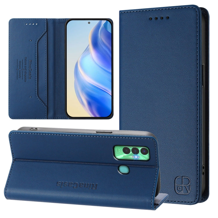 RC01 Dual-Folded Magnetic Suction RFID Leather Phone Case, For Tecno Camon 19 / 19 Pro 5G, For Tecno Pova 4 Pro 4G, For Tecno Pova 4, For Tecno Pova Neo 2, For Tecno Spark GO 2022 / 8C / 9, For Tecno Spark 9T / 9 Pro, For Tecno Pova 3, For Tecno Pop 5 ...