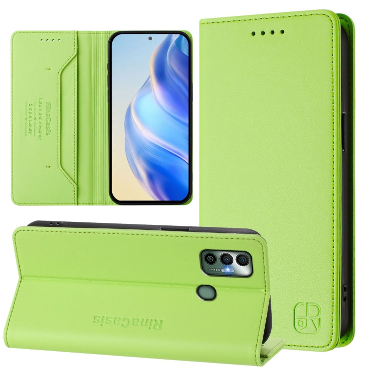 RC01 Dual-Folded Magnetic Suction RFID Leather Phone Case, For Tecno Camon 19 / 19 Pro 5G, For Tecno Pova 4 Pro 4G, For Tecno Pova 4, For Tecno Pova Neo 2, For Tecno Spark GO 2022 / 8C / 9, For Tecno Spark 9T / 9 Pro, For Tecno Pova 3, For Tecno Pop 5 ...