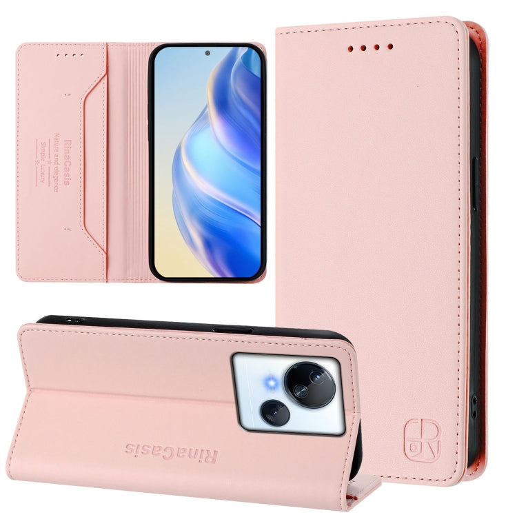 RC01 Dual-Folded Magnetic Suction RFID Leather Phone Case, For Tecno Pova 5 Pro 5G, For Tecno Pova Neo 3, For Tecno Pova 5, For Tecno Camon 20 Premier 5G, For Tecno Camon 20 Pro 5G, For Tecno Camon 20 4G / 20 Pro 4G, For Tecno Pop 7/ 7 Pro / Spark GO 2...