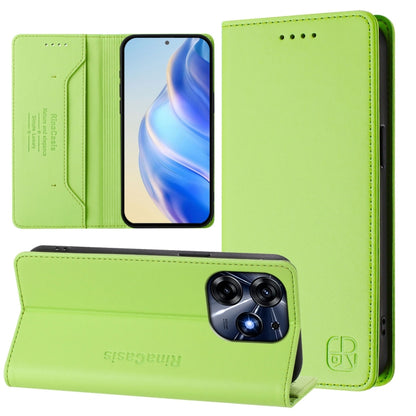 RC01 Dual-Folded Magnetic Suction RFID Leather Phone Case, For Tecno Pova 5 Pro 5G, For Tecno Pova Neo 3, For Tecno Pova 5, For Tecno Camon 20 Premier 5G, For Tecno Camon 20 Pro 5G, For Tecno Camon 20 4G / 20 Pro 4G, For Tecno Pop 7/ 7 Pro / Spark GO 2...
