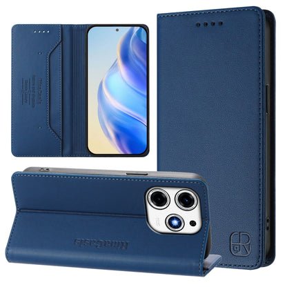 RC01 Dual-Folded Magnetic Suction RFID Leather Phone Case, For Tecno Spark 30C, For Tecno Pop 6C / itel A18, For Tecno Spark 10 Pro Magic, For Tecno Camon 30 Premier 5G, For Tecno Pova 6 Neo, For Tecno Pova 6 4G, For Tecno Pova 6 5G / 6 Pro 5G         ...