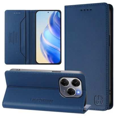 RC01 Dual-Folded Magnetic Suction RFID Leather Phone Case, For Tecno Pova 5 Pro 5G, For Tecno Pova Neo 3, For Tecno Pova 5, For Tecno Camon 20 Premier 5G, For Tecno Camon 20 Pro 5G, For Tecno Camon 20 4G / 20 Pro 4G, For Tecno Pop 7/ 7 Pro / Spark GO 2...