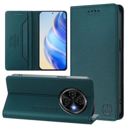 RC01 Dual-Folded Magnetic Suction RFID Leather Phone Case, For Tecno Spark 30C, For Tecno Pop 6C / itel A18, For Tecno Spark 10 Pro Magic, For Tecno Camon 30 Premier 5G, For Tecno Pova 6 Neo, For Tecno Pova 6 4G, For Tecno Pova 6 5G / 6 Pro 5G         ...