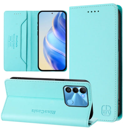 RC01 Dual-Folded Magnetic Suction RFID Leather Phone Case, For Tecno Camon 19 / 19 Pro 5G, For Tecno Pova 4 Pro 4G, For Tecno Pova 4, For Tecno Pova Neo 2, For Tecno Spark GO 2022 / 8C / 9, For Tecno Spark 9T / 9 Pro, For Tecno Pova 3, For Tecno Pop 5 ...