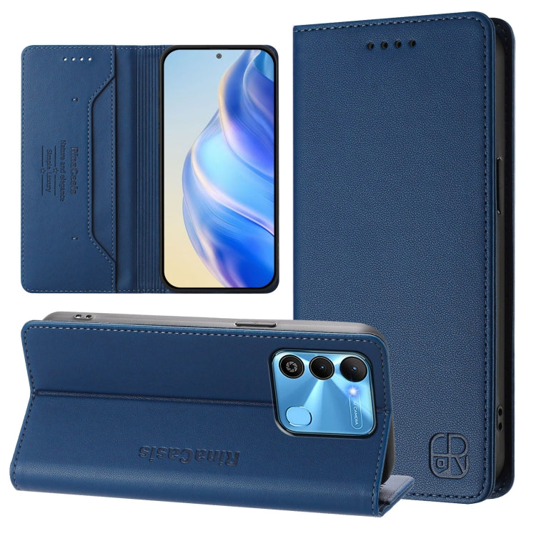 RC01 Dual-Folded Magnetic Suction RFID Leather Phone Case, For Tecno Camon 19 / 19 Pro 5G, For Tecno Pova 4 Pro 4G, For Tecno Pova 4, For Tecno Pova Neo 2, For Tecno Spark GO 2022 / 8C / 9, For Tecno Spark 9T / 9 Pro, For Tecno Pova 3, For Tecno Pop 5 ...