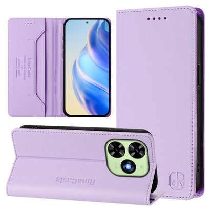 RC01 Dual-Folded Magnetic Suction RFID Leather Phone Case, For Tecno Spark 30C, For Tecno Pop 6C / itel A18, For Tecno Spark 10 Pro Magic, For Tecno Camon 30 Premier 5G, For Tecno Pova 6 Neo, For Tecno Pova 6 4G, For Tecno Pova 6 5G / 6 Pro 5G         ...
