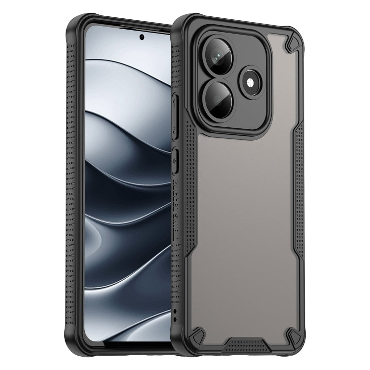 Armor Glaze PC Hybrid TPU Phone Case, For Redmi Note 17 4G Global 169.7mm, For Redmi Note 17 Pro+ 5G Global 163.4mm, For Redmi Note 17 Pro 5G Global 163.5mm, For Redmi Note 15 4G / 5G Global 164mm, For Redmi Note 15 Pro 5G Global 163.6mm               ...