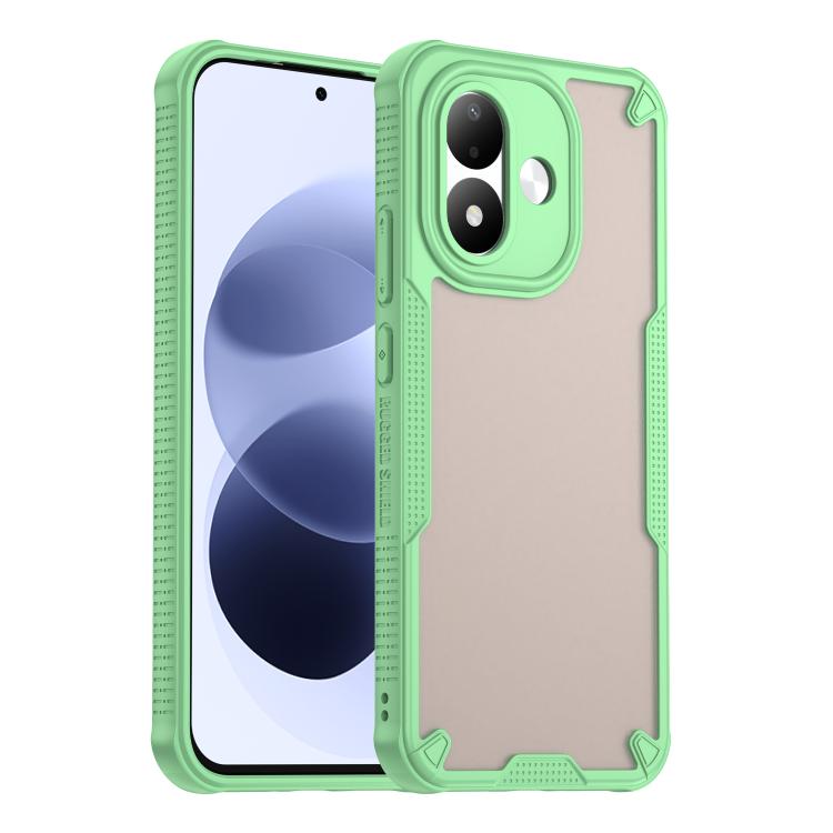 Armor Glaze PC Hybrid TPU Phone Case, For Redmi Note 17 4G Global 169.7mm, For Redmi Note 17 Pro+ 5G Global 163.4mm, For Redmi Note 17 Pro 5G Global 163.5mm, For Redmi Note 15 4G / 5G Global 164mm, For Redmi Note 15 Pro 5G Global 163.6mm               ...