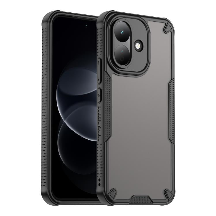 Armor Glaze PC Hybrid TPU Phone Case, For Redmi Note 17 4G Global 169.7mm, For Redmi Note 17 Pro+ 5G Global 163.4mm, For Redmi Note 17 Pro 5G Global 163.5mm, For Redmi Note 15 4G / 5G Global 164mm, For Redmi Note 15 Pro 5G Global 163.6mm               ...