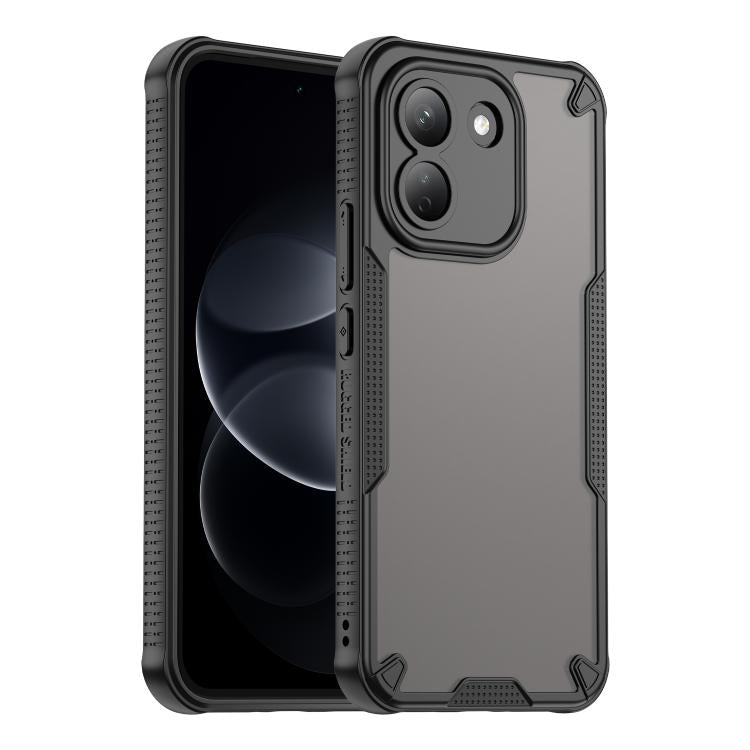 Armor Glaze PC Hybrid TPU Phone Case, For Redmi Note 17 4G Global 169.7mm, For Redmi Note 17 Pro+ 5G Global 163.4mm, For Redmi Note 17 Pro 5G Global 163.5mm, For Redmi Note 15 4G / 5G Global 164mm, For Redmi Note 15 Pro 5G Global 163.6mm               ...