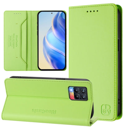 RC01 Dual-Folded Magnetic Suction RFID Leather Phone Case, For Realme 9 Pro+ 5G / 9 4G Global, For Realme GT Neo 3, For Realme 8 5G / 9 5G Indian / V13 5G, For Realme 9 Pro 5G Global / 9 5G EU Version, For Realme C20 / C11 2021 / C21, For Realme C21Y  ...