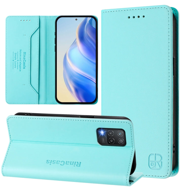 RC01 Dual-Folded Magnetic Suction RFID Leather Phone Case, For Realme 9 Pro+ 5G / 9 4G Global, For Realme GT Neo 3, For Realme 8 5G / 9 5G Indian / V13 5G, For Realme 9 Pro 5G Global / 9 5G EU Version, For Realme C20 / C11 2021 / C21, For Realme C21Y  ...