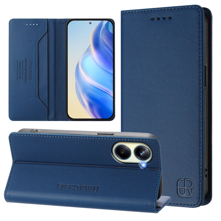 RC01 Dual-Folded Magnetic Suction RFID Leather Phone Case, For Realme C65 4G Global, For Realme C55 4G Global / Narzo N55, For Realme C33 2022 / 2023 Global, For Realme 10T 5G / 10s 5G / 9i 5G Indian, For Realme GT3 5G / GT Neo 5 240W                  ...