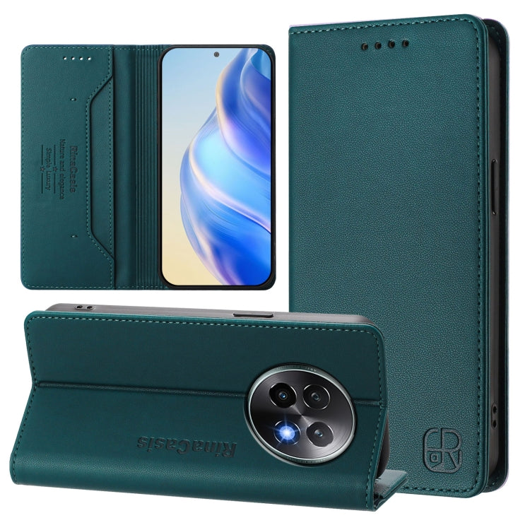 RC01 Dual-Folded Magnetic Suction RFID Leather Phone Case, For Realme 15T 5G Global, For Realme C71 4G India, For Realme 15 5G / 15 Pro 5G, For Realme C71 4G Global, For Realme 14 Pro+ 5G, For Realme 14 Pro 5G, For Realme GT 7 Pro 5G                   ...