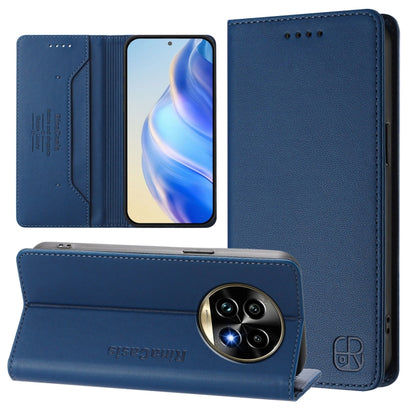 RC01 Dual-Folded Magnetic Suction RFID Leather Phone Case, For Realme 15T 5G Global, For Realme C71 4G India, For Realme 15 5G / 15 Pro 5G, For Realme C71 4G Global, For Realme 14 Pro+ 5G, For Realme 14 Pro 5G, For Realme GT 7 Pro 5G                   ...