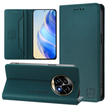 RC01 Dual-Folded Magnetic Suction RFID Leather Phone Case, For Realme 15T 5G Global, For Realme C71 4G India, For Realme 15 5G / 15 Pro 5G, For Realme C71 4G Global, For Realme 14 Pro+ 5G, For Realme 14 Pro 5G, For Realme GT 7 Pro 5G                   ...