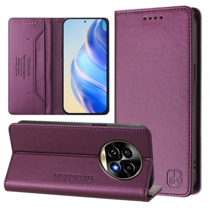 RC01 Dual-Folded Magnetic Suction RFID Leather Phone Case, For Realme 15T 5G Global, For Realme C71 4G India, For Realme 15 5G / 15 Pro 5G, For Realme C71 4G Global, For Realme 14 Pro+ 5G, For Realme 14 Pro 5G, For Realme GT 7 Pro 5G                   ...