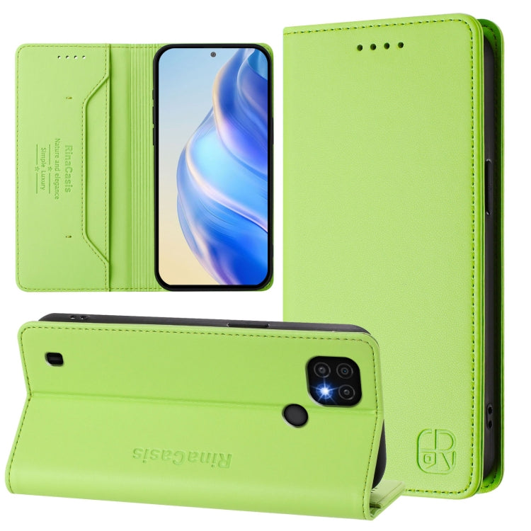 RC01 Dual-Folded Magnetic Suction RFID Leather Phone Case, For Realme 9 Pro+ 5G / 9 4G Global, For Realme GT Neo 3, For Realme 8 5G / 9 5G Indian / V13 5G, For Realme 9 Pro 5G Global / 9 5G EU Version, For Realme C20 / C11 2021 / C21, For Realme C21Y  ...