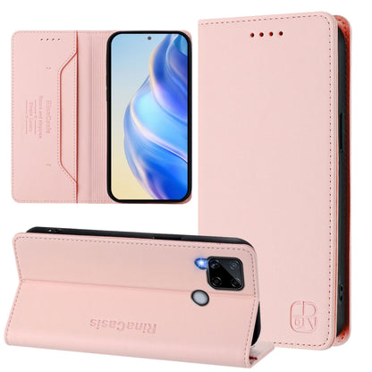 RC01 Dual-Folded Magnetic Suction RFID Leather Phone Case, For Realme 9 Pro+ 5G / 9 4G Global, For Realme GT Neo 3, For Realme 8 5G / 9 5G Indian / V13 5G, For Realme 9 Pro 5G Global / 9 5G EU Version, For Realme C20 / C11 2021 / C21, For Realme C21Y  ...
