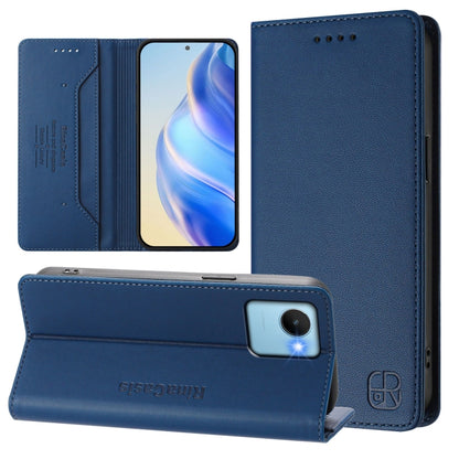 RC01 Dual-Folded Magnetic Suction RFID Leather Phone Case, For Realme C65 4G Global, For Realme C55 4G Global / Narzo N55, For Realme C33 2022 / 2023 Global, For Realme 10T 5G / 10s 5G / 9i 5G Indian, For Realme GT3 5G / GT Neo 5 240W                  ...