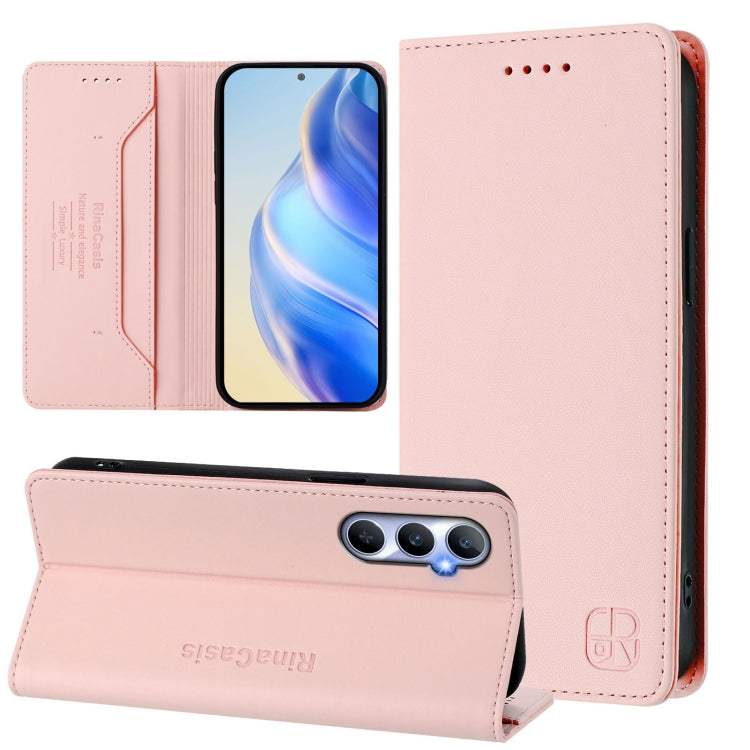 RC01 Dual-Folded Magnetic Suction RFID Leather Phone Case, For Realme C65 4G Global, For Realme C55 4G Global / Narzo N55, For Realme C33 2022 / 2023 Global, For Realme 10T 5G / 10s 5G / 9i 5G Indian, For Realme GT3 5G / GT Neo 5 240W                  ...