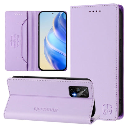 RC01 Dual-Folded Magnetic Suction RFID Leather Phone Case, For Realme C65 4G Global, For Realme C55 4G Global / Narzo N55, For Realme C33 2022 / 2023 Global, For Realme 10T 5G / 10s 5G / 9i 5G Indian, For Realme GT3 5G / GT Neo 5 240W                  ...