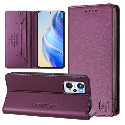 RC01 Dual-Folded Magnetic Suction RFID Leather Phone Case, For Realme C65 4G Global, For Realme C55 4G Global / Narzo N55, For Realme C33 2022 / 2023 Global, For Realme 10T 5G / 10s 5G / 9i 5G Indian, For Realme GT3 5G / GT Neo 5 240W                  ...