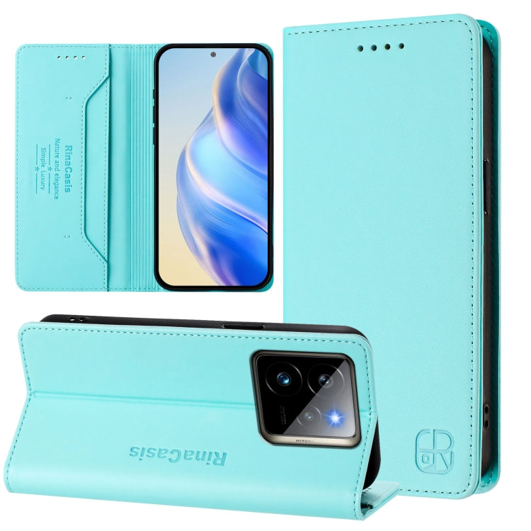 RC01 Dual-Folded Magnetic Suction RFID Leather Phone Case, For Realme 15T 5G Global, For Realme C71 4G India, For Realme 15 5G / 15 Pro 5G, For Realme C71 4G Global, For Realme 14 Pro+ 5G, For Realme 14 Pro 5G, For Realme GT 7 Pro 5G                   ...