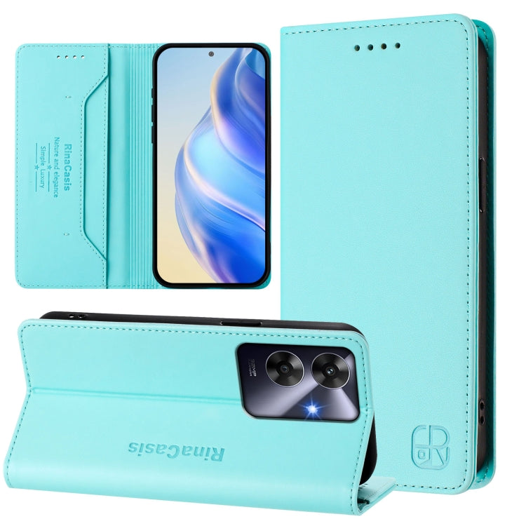 RC01 Dual-Folded Magnetic Suction RFID Leather Phone Case, For Realme 15T 5G Global, For Realme C71 4G India, For Realme 15 5G / 15 Pro 5G, For Realme C71 4G Global, For Realme 14 Pro+ 5G, For Realme 14 Pro 5G, For Realme GT 7 Pro 5G                   ...