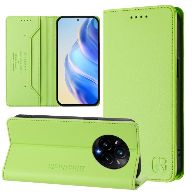 RC01 Dual-Folded Magnetic Suction RFID Leather Phone Case, For Realme 15T 5G Global, For Realme C71 4G India, For Realme 15 5G / 15 Pro 5G, For Realme C71 4G Global, For Realme 14 Pro+ 5G, For Realme 14 Pro 5G, For Realme GT 7 Pro 5G                   ...
