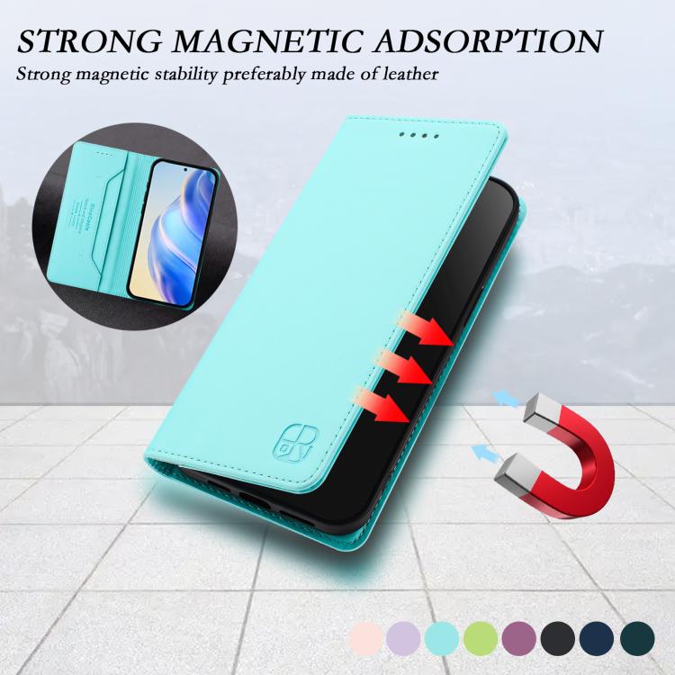 RC01 Dual-Folded Magnetic Suction RFID Leather Phone Case, For Realme 15T 5G Global, For Realme C71 4G India, For Realme 15 5G / 15 Pro 5G, For Realme C71 4G Global, For Realme 14 Pro+ 5G, For Realme 14 Pro 5G, For Realme GT 7 Pro 5G                   ...