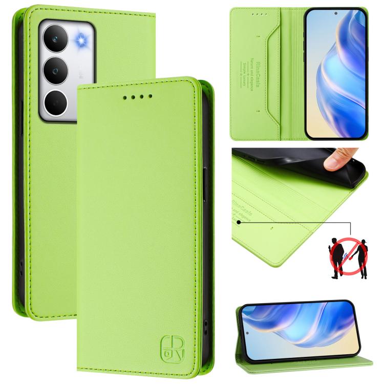 RC01 Dual-Folded Magnetic Suction RFID Leather Phone Case, For Realme 15T 5G Global, For Realme C71 4G India, For Realme 15 5G / 15 Pro 5G, For Realme C71 4G Global, For Realme 14 Pro+ 5G, For Realme 14 Pro 5G, For Realme GT 7 Pro 5G                   ...