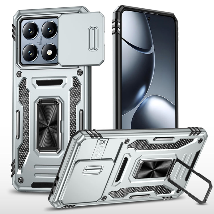 Armor PC Hybrid TPU Camera Shield Phone Case, For Xiaomi 17 Pro Max, For Xiaomi 17 Pro, For Xiaomi 17, For Xiaomi 15T Pro, For Xiaomi 15T, For Xiaomi 14T Pro, For Xiaomi 14T
