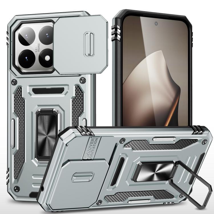 Armor PC Hybrid TPU Camera Shield Phone Case, For Xiaomi 17 Pro Max, For Xiaomi 17 Pro, For Xiaomi 17, For Xiaomi 15T Pro, For Xiaomi 15T, For Xiaomi 14T Pro, For Xiaomi 14T