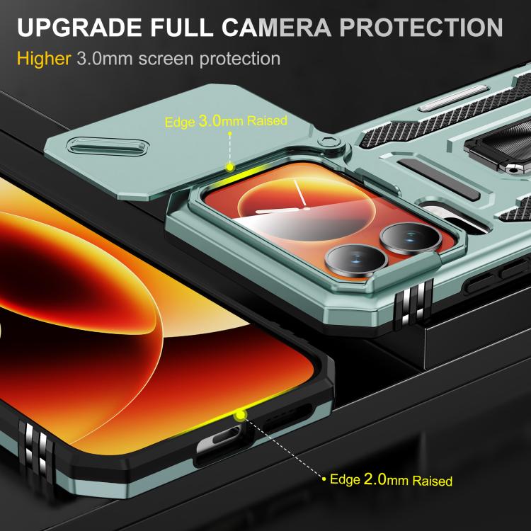 Armor PC Hybrid TPU Camera Shield Phone Case, For Xiaomi 17 Pro Max, For Xiaomi 17 Pro, For Xiaomi 17, For Xiaomi 15T Pro, For Xiaomi 15T, For Xiaomi 14T Pro, For Xiaomi 14T