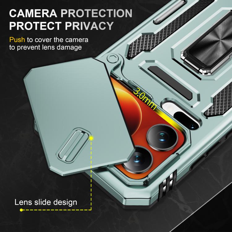 Armor PC Hybrid TPU Camera Shield Phone Case, For Xiaomi 17 Pro Max, For Xiaomi 17 Pro, For Xiaomi 17, For Xiaomi 15T Pro, For Xiaomi 15T, For Xiaomi 14T Pro, For Xiaomi 14T