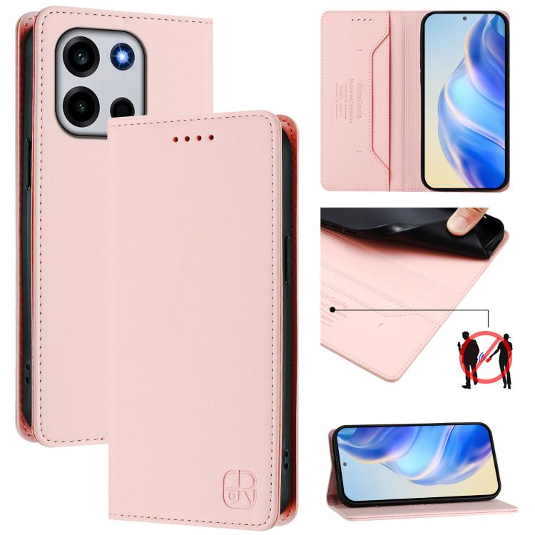RC01 Dual-Folded Magnetic Suction RFID Leather Phone Case, For OnePlus Turbo 6X Pro 5G, For OnePlus Turbo 6 / 6V 5G, For OnePlus Ace 5 Ultra, For OnePlus Ace 5 Racing, For OnePlus 13R / Ace 5 / Ace 5 Pro, For OnePlus 13, For OnePlus Nord 4             ...
