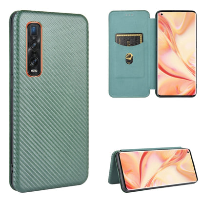 Teal carbon-fiber textured magnetic flip phone case with card slot and stand
