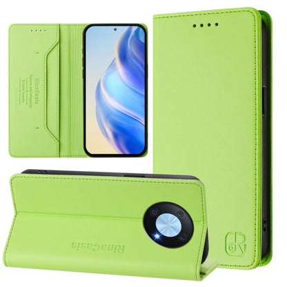 RC01 Dual-Folded Magnetic Suction RFID Leather Phone Case, For Huawei nova 12s Global, For Huawei Pura 70, For Huawei Mate 60 Pro / Mate 60 Pro+, For Huawei Mate 60, For Huawei P60 Art, For Huawei P60 / P60 Pro, For Huawei Enjoy 50 Pro / nova Y90      ...