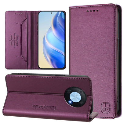 RC01 Dual-Folded Magnetic Suction RFID Leather Phone Case, For Huawei nova 12s Global, For Huawei Pura 70, For Huawei Mate 60 Pro / Mate 60 Pro+, For Huawei Mate 60, For Huawei P60 Art, For Huawei P60 / P60 Pro, For Huawei Enjoy 50 Pro / nova Y90      ...