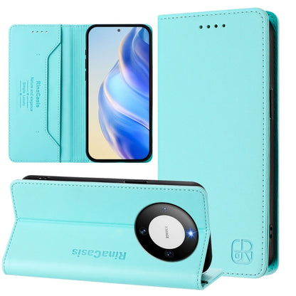 RC01 Dual-Folded Magnetic Suction RFID Leather Phone Case, For Huawei nova 12s Global, For Huawei Pura 70, For Huawei Mate 60 Pro / Mate 60 Pro+, For Huawei Mate 60, For Huawei P60 Art, For Huawei P60 / P60 Pro, For Huawei Enjoy 50 Pro / nova Y90      ...