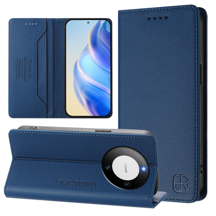 RC01 Dual-Folded Magnetic Suction RFID Leather Phone Case, For Huawei nova 12s Global, For Huawei Pura 70, For Huawei Mate 60 Pro / Mate 60 Pro+, For Huawei Mate 60, For Huawei P60 Art, For Huawei P60 / P60 Pro, For Huawei Enjoy 50 Pro / nova Y90      ...