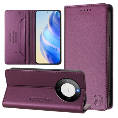 RC01 Dual-Folded Magnetic Suction RFID Leather Phone Case, For Huawei nova 12s Global, For Huawei Pura 70, For Huawei Mate 60 Pro / Mate 60 Pro+, For Huawei Mate 60, For Huawei P60 Art, For Huawei P60 / P60 Pro, For Huawei Enjoy 50 Pro / nova Y90      ...