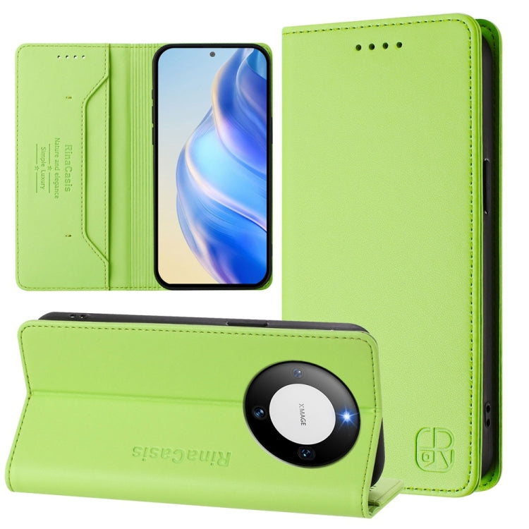 RC01 Dual-Folded Magnetic Suction RFID Leather Phone Case, For Huawei nova 12s Global, For Huawei Pura 70, For Huawei Mate 60 Pro / Mate 60 Pro+, For Huawei Mate 60, For Huawei P60 Art, For Huawei P60 / P60 Pro, For Huawei Enjoy 50 Pro / nova Y90      ...
