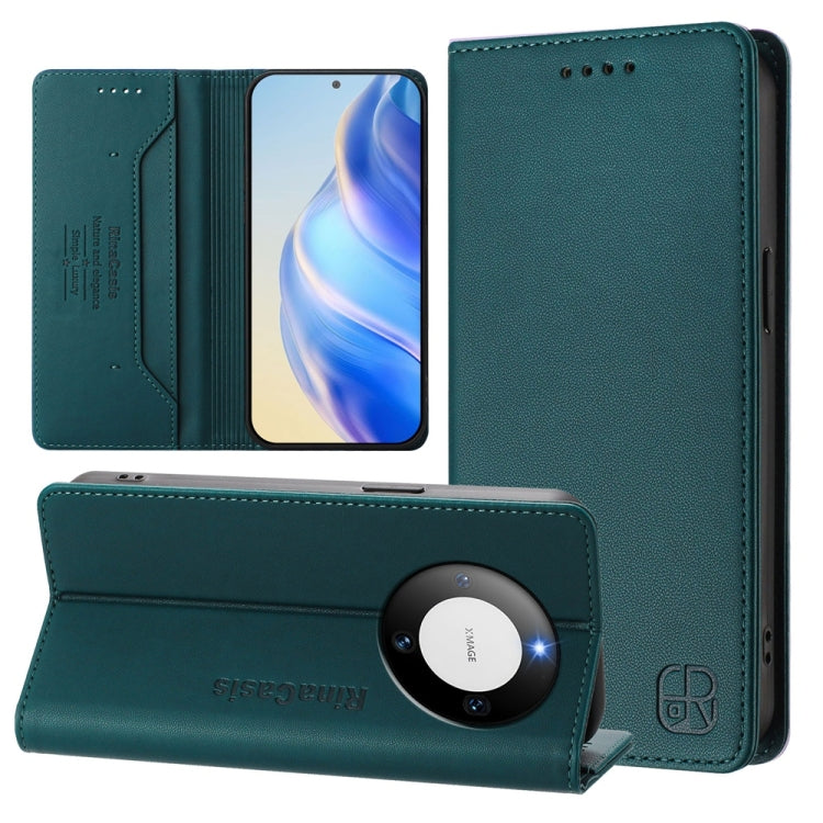 RC01 Dual-Folded Magnetic Suction RFID Leather Phone Case, For Huawei nova 12s Global, For Huawei Pura 70, For Huawei Mate 60 Pro / Mate 60 Pro+, For Huawei Mate 60, For Huawei P60 Art, For Huawei P60 / P60 Pro, For Huawei Enjoy 50 Pro / nova Y90      ...