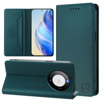 RC01 Dual-Folded Magnetic Suction RFID Leather Phone Case, For Huawei nova 12s Global, For Huawei Pura 70, For Huawei Mate 60 Pro / Mate 60 Pro+, For Huawei Mate 60, For Huawei P60 Art, For Huawei P60 / P60 Pro, For Huawei Enjoy 50 Pro / nova Y90      ...