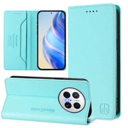 RC01 Dual-Folded Magnetic Suction RFID Leather Phone Case, For Huawei nova 16z / 15 / 14, For Huawei nova 16, For Huawei Pura 90 Pro Max 5G, For Huawei Pura 90 Pro 5G, For Huawei Mate 70 Air 5G, For Huawei Mate 70 Pro, For Huawei Mate 70               ...
