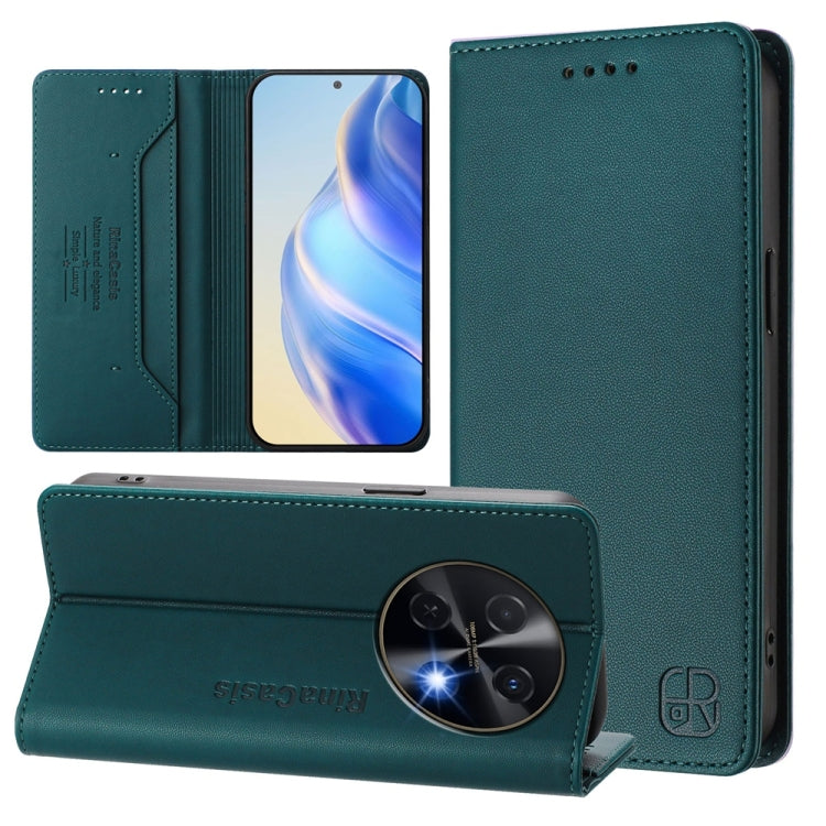 RC01 Dual-Folded Magnetic Suction RFID Leather Phone Case, For Huawei nova 16z / 15 / 14, For Huawei nova 16, For Huawei Pura 90 Pro Max 5G, For Huawei Pura 90 Pro 5G, For Huawei Mate 70 Air 5G, For Huawei Mate 70 Pro, For Huawei Mate 70               ...
